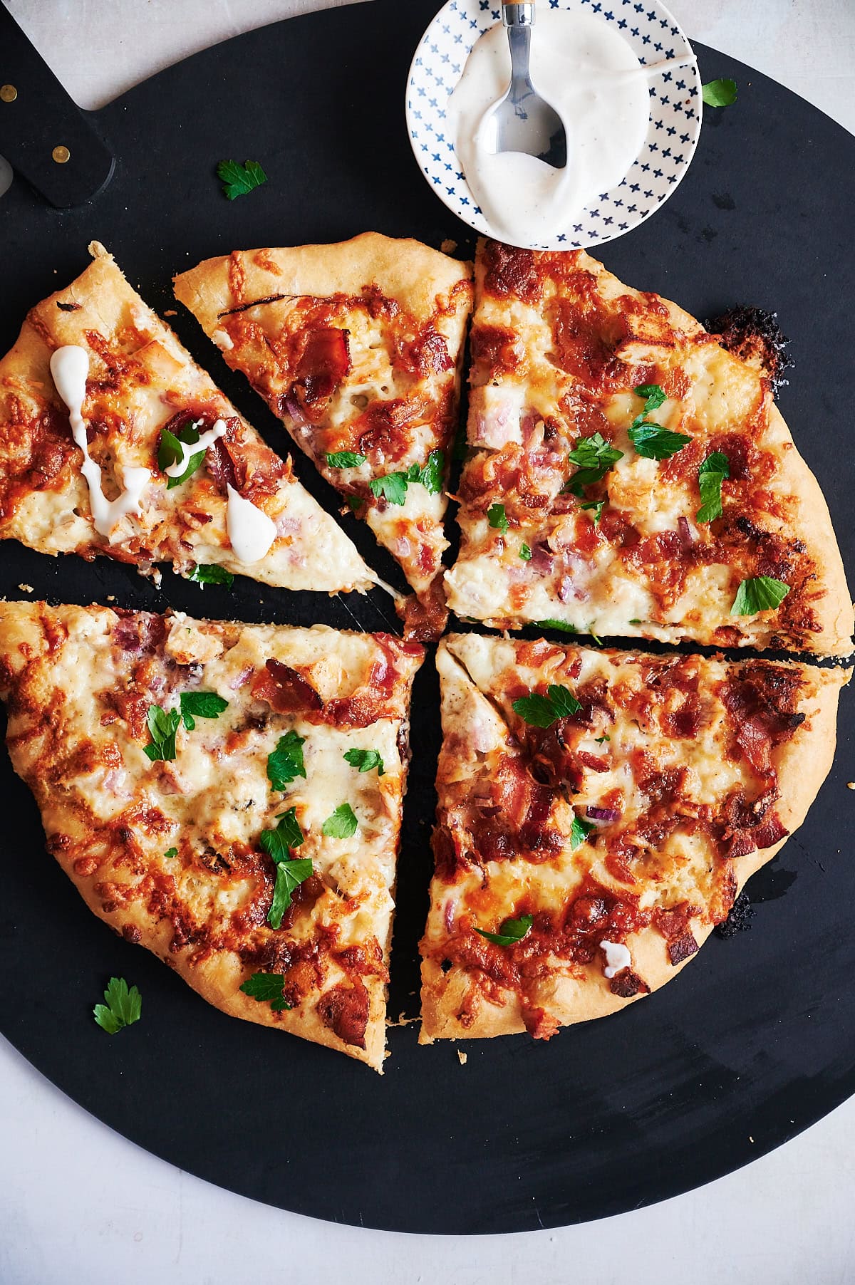 Chicken & Bacon pizza